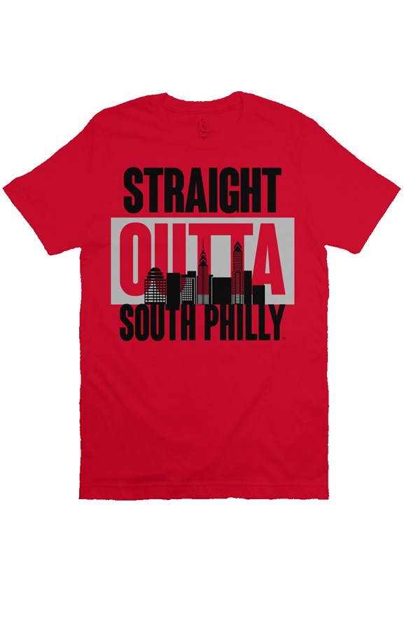 STRAIGHT OUTTA SOUTH PHILLY Custom Bella Canvas Tee
