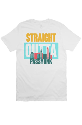 STRAIGHT OUTTA PASSYUNK Custom White Unisex Tee