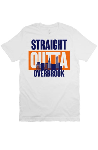 STRAIGHT OUTTA OVERBROOK Custom White Unisex Tee