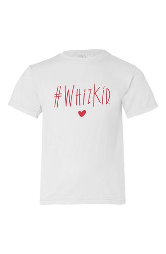 WHIZ KID Custom White Unisex Organic Kids Tee