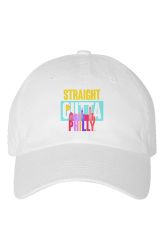 STRAIGHT OUTTA PHILLY Kids Custom White Dad Hat