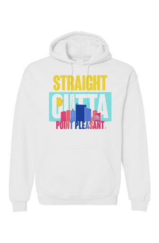 STRAIGHT OUTTA POINT PLEASANT Custom White Unisex Hoodie