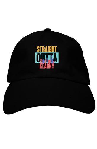 STRAIGHT OUTTA KEARNY Custom Embroidered Black Hat