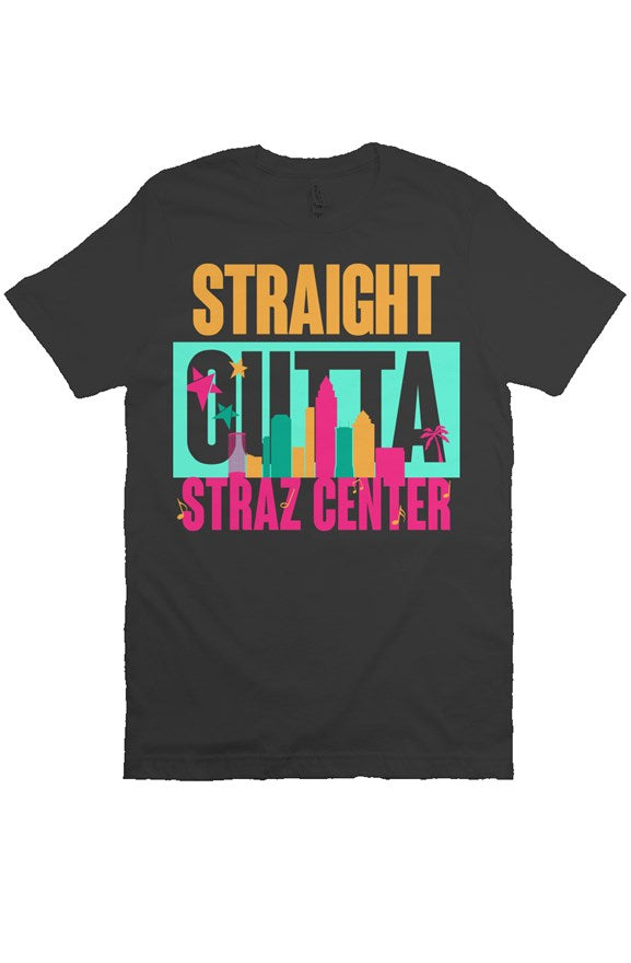 Straight Outta Straz Center Custom Black Tee