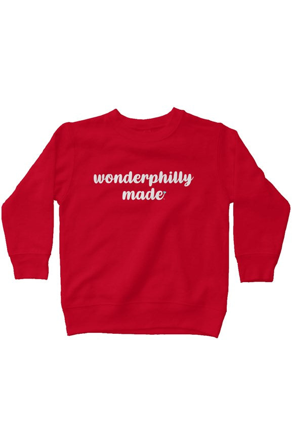 Wonderphilly Made Red Kids Sweatshirt