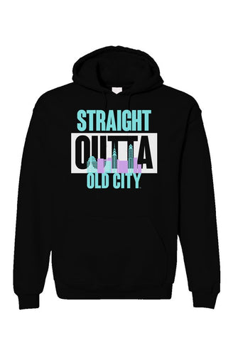 Straight Outta Old City Black Unisex Hoodie