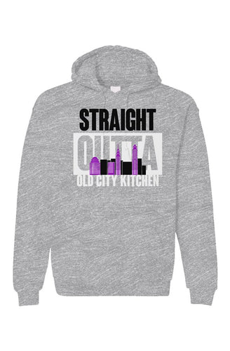 Straight Outta Old City Kitchen Gray Hoodie