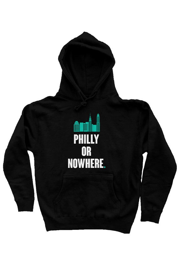 Philly or Nowhere Black Unisex Hoodie