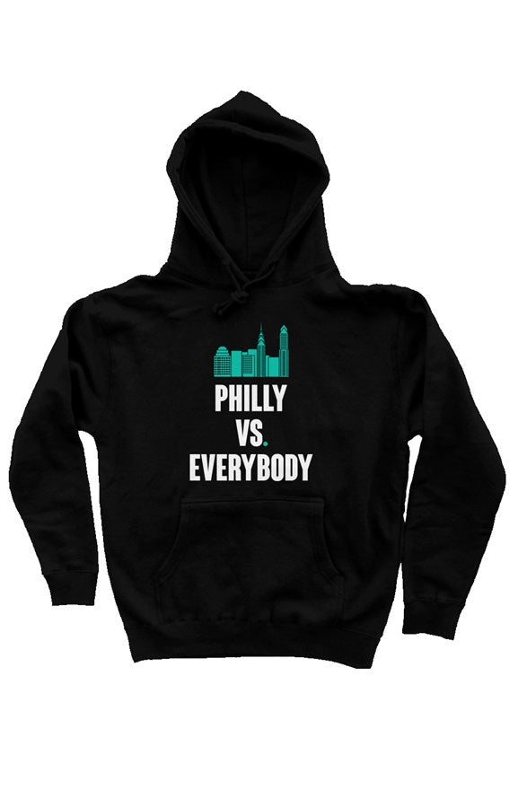 Philly VS. Everybody Black Unisex Hoodie
