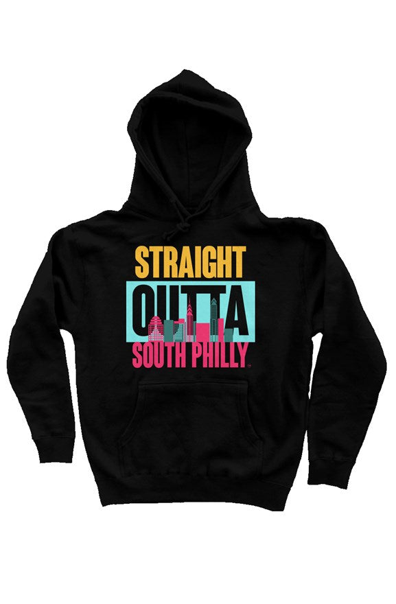 Straight Outta South Philly Black Hoodie