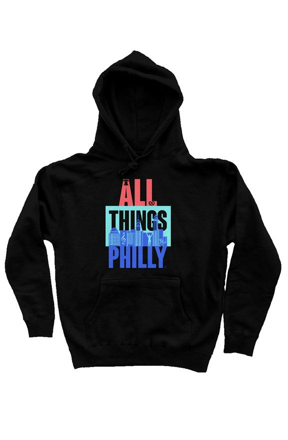 All Things Philly Black Hoodie