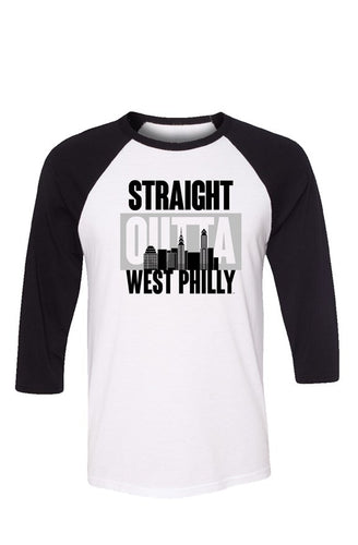 Straight Outta West Philly Premium Unisex Baseball Tee