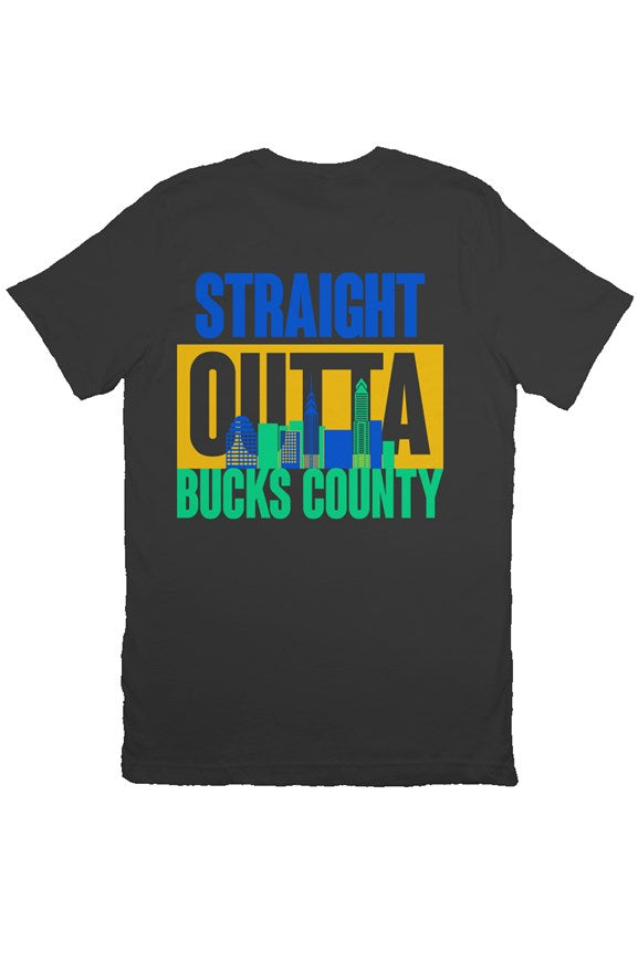 Straight Outta Bucks County Premium Black Tee