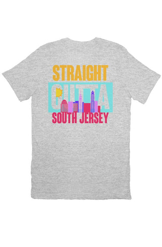 Straight Outta South Jersey Premium Grey Tee