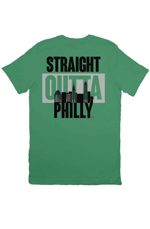 Straight Outta Philly Premium Green Tee