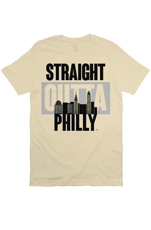Straight Outta Philly Premium Yellow Tee