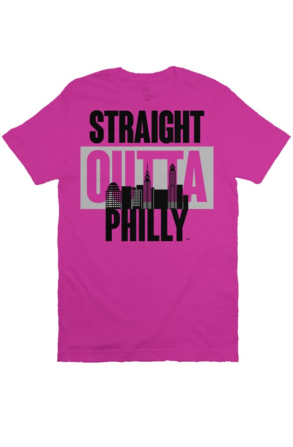Straight Outta Philly Premium Berry Tee