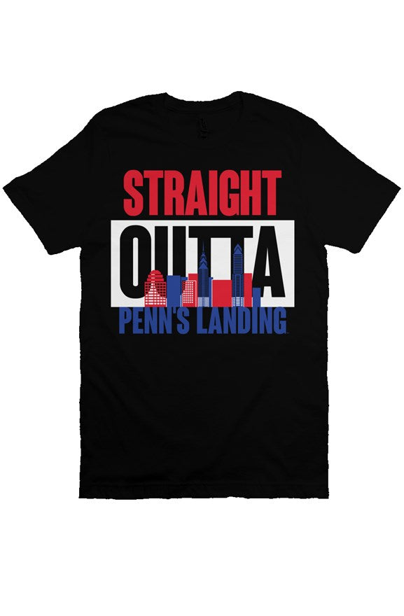 Straight Outta Penn's Landing Premium Black T-Shirt