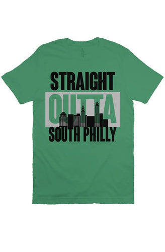 Straight Outta South Philly Premium Green Tee
