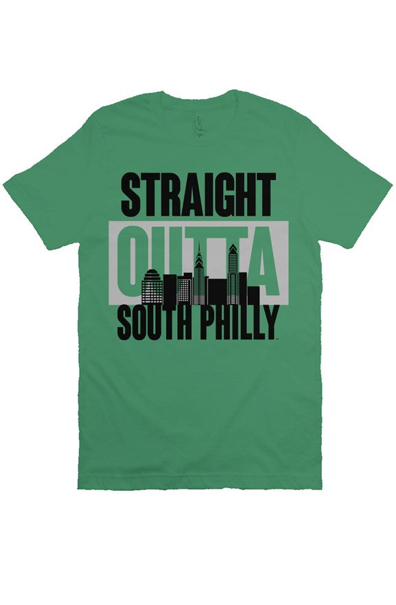 Straight Outta South Philly Premium Green Tee