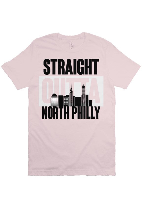 Straight Outta North Philly Premium Pink Tee