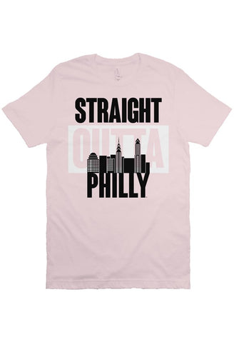 Straight Outta Philly Premium Pink Tee