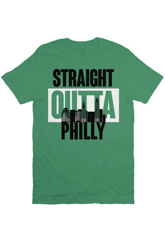 Straight Outta Philly Premium Green Tee
