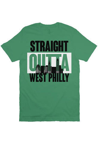 Straight Outta West Philly Premium Green Tee