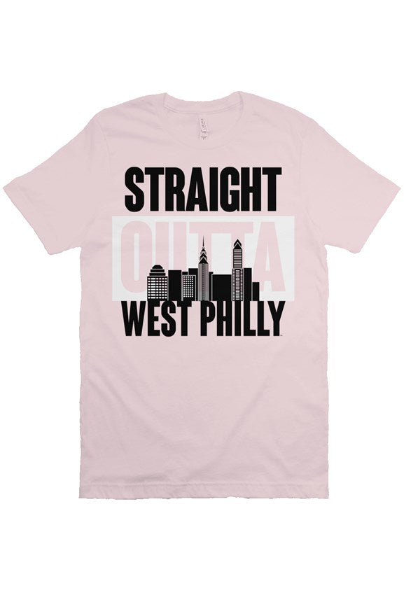 Straight Outta West Philly Premium Pink Tee