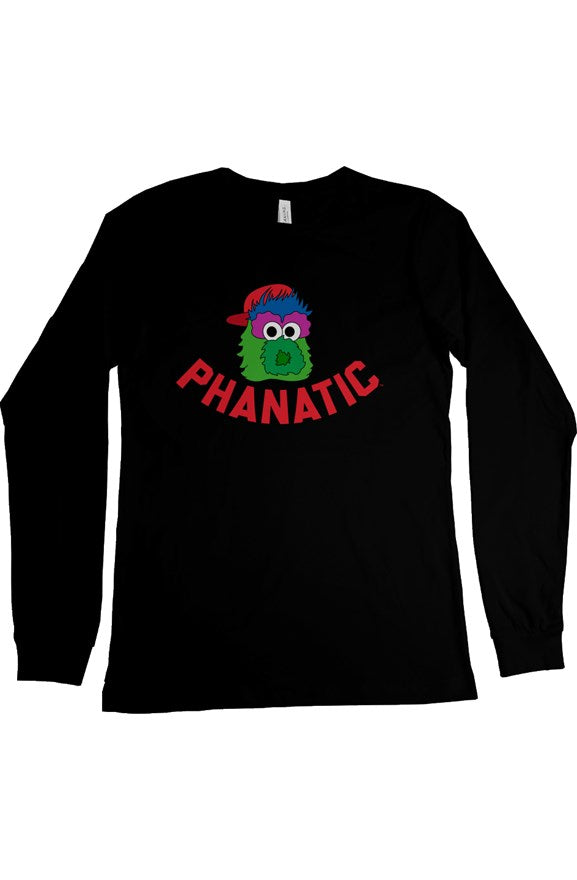 Phanatic Mascot Premium Black Long Sleeve Tee 