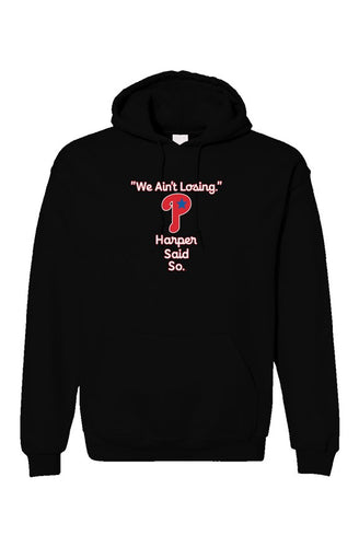 We Ain't Losing Premium Black Hoodie