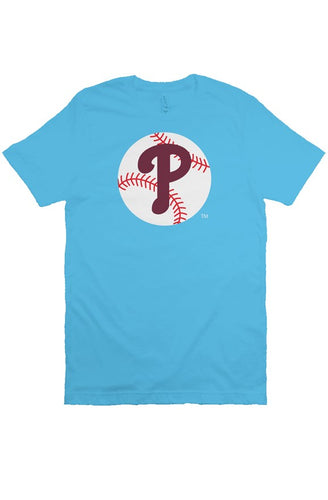 Phillies Baseball P Premium Blue Tee 