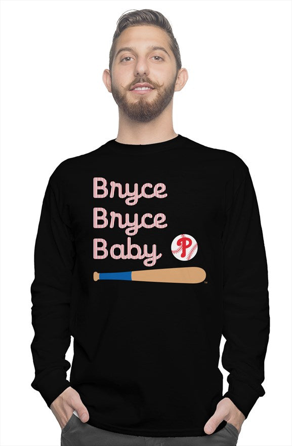 Bryce Baby Pinstripes Premium Black LS Tee 